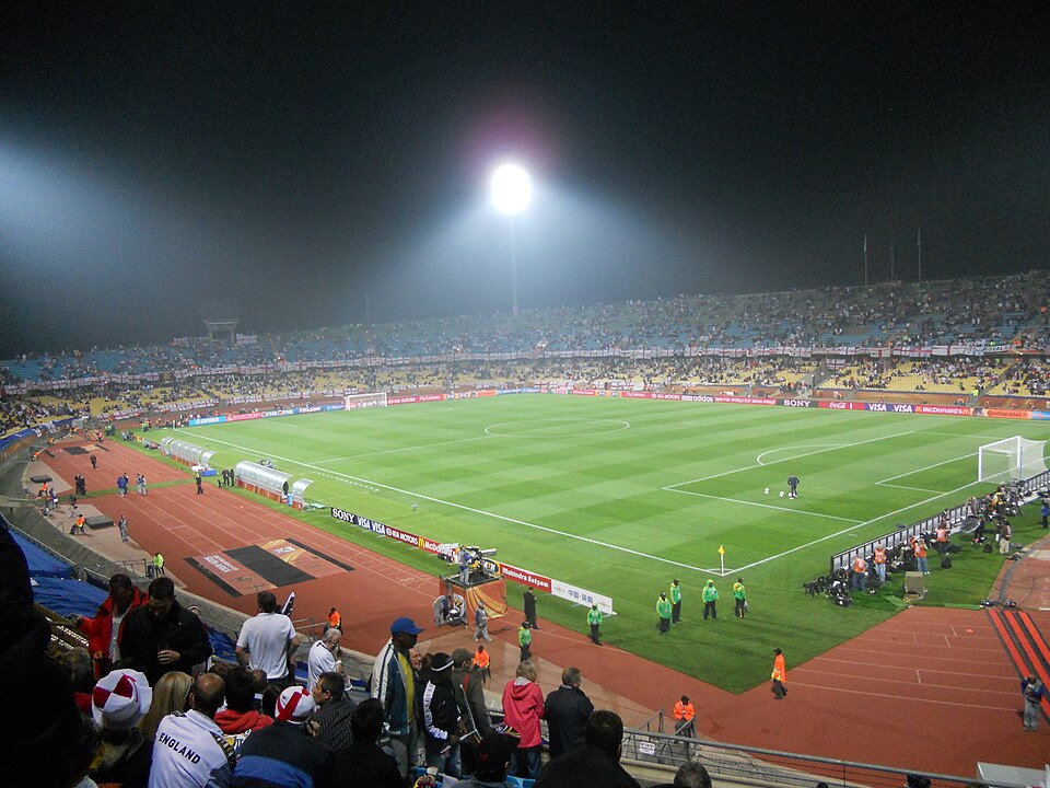 Royal Bafokeng Stadium in Phokeng during the 2010 FIFA World Cup